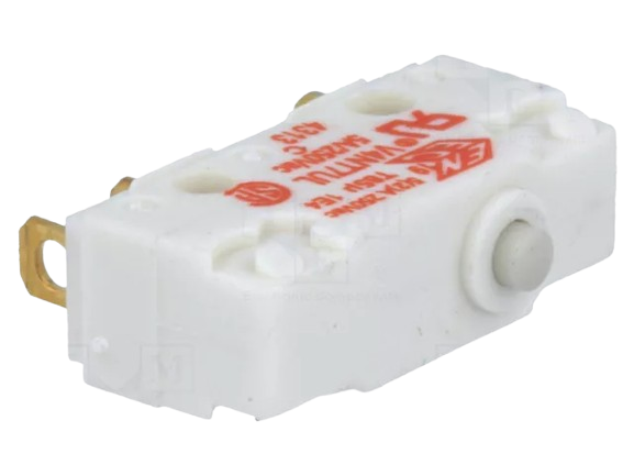 Saia-Burgess V4NT7-UL 5A subminiature Microswitch with plain plunger actuator
